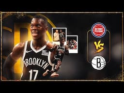 WHAT A GAME DAY LOOKS LIKE FOR ME! - BROOKLYN NETS VS DETROIT PISTONS