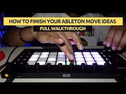 How to make a FULL BEAT on Ableton Move in under 8 minutes!