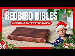 Unboxing a Giveaway Donation from Redbird Bibles