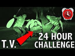 24 HOUR OVERNIGHT CHALLENGE in the MIDDLE OF THE ROAD!