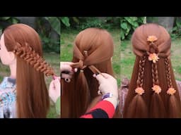 Braided Hairstyle 😱 15 Easy Braid Hairstyle Tutorial 👌 Hairstyles for Girls