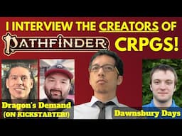 A PATHFINDER 2e CRPG!? I interview the makers of Dragon's Demand (on Kickstarter) & Dawnsbury Days!