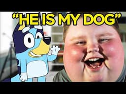 Kid Thinks BLUEY is actually REAL...😂