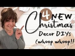 4 ALL NEW Christmas DIYs | Beautiful and EASY Christmas Decor DIY Projects