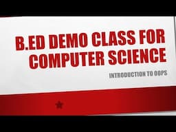 B.Ed CS Commission Demo Video| How to take class in B.Ed Commission| B.Ed Demo video for commission