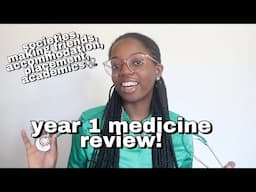 FIRST YEAR MEDICINE REVIEW: SOCIETIES, LECTURES - MEDICAL SCHOOL EXPERIENCE!