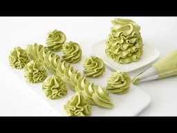 Get STABLE NO-Grit Matcha Buttercream with This Simple Trick!