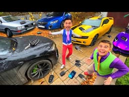 Mr. Joe Found Car Keys on Urus VS Mr. Joker on Audi Kids Video