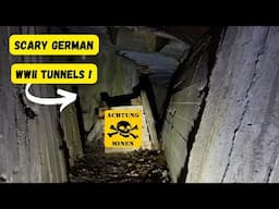 Scary German WW2 tunnels found ! Even some barracks still here..