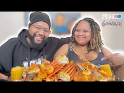 SNOW CRAB & BLUE CRAB SEAFOOD BOIL + FIRMOO REVIEW!