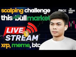 1m Scalping BITCOIN Crypto Live During Bull Market - A Self Mastery Challenge