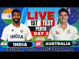 IND vs AUS Test: India vs Australia 1st Test Day 2 | Live Score & Commentary | IND vs AUS BGT 2024