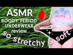 ASMR (whisper) BEST Period Underwear - Sensory Issues, Pain | Boody Heavy-Moderate Review