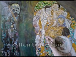 Gustav Klimt painting Death and Life