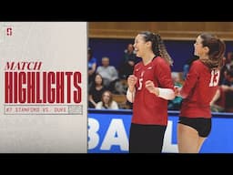 Highlights: #7 Stanford Women's Volleyball vs. Duke