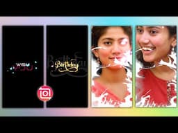 New Trending Birthday video Editing telugu | inshot video editing trending