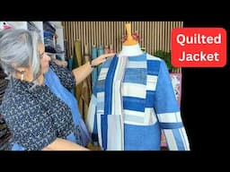 How I upcycle my own denim patchwork pillows (Into a quilted jacket!)