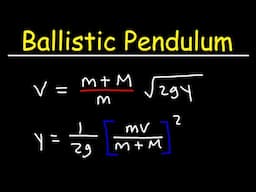 Ballistic Pendulum - Conservation of Momentum