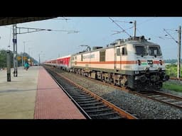 Unbelievable acceleration by monster WAP-7| Making 22 coacher Ajmer Sealdah Express depart like EMU