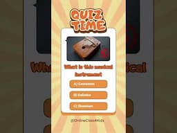 Musical Instrument Quiz: Test Your Knowledge! 🎶✨ #shorts #viralvideo