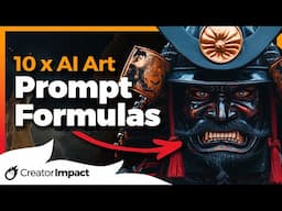 10 Simple & Effective AI Art & Midjourney Prompt Formulas