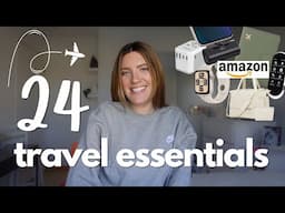 24 Travel Essentials for 2024 ✈️ amazon travel must haves + links!