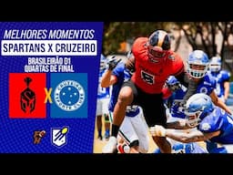 SPARTANS FOOTBALL X CRUZEIRO FA | QUARTAS DE FINAL BRASILEIRÃO D1 2024 | Melhores Momentos