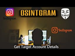 OSINTGRAM - Instagram OSINT Tool | Instagram Information Gathering