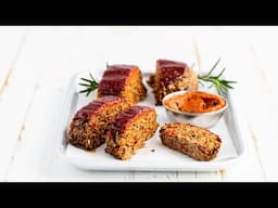 Raw Vegan Portobello Meatloaf