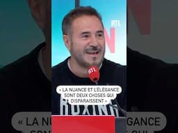 José Garcia : "La nuance et l’élégance sont deux choses qui disparaissent"