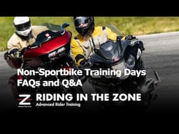 Non-Sportbike Training Days- FAQ - 2024