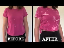 How To Easily Tie Dye and Upgrade an Old T-Shirt!