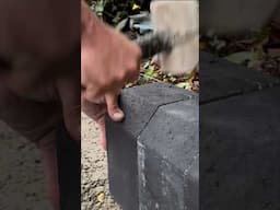 The ASMR of Kerb Installation #driveway #drivewaypaving #constructionindustry #construction #paving