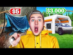 $1 vs $3000 Camping Challenge