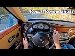 Rolls-Royce Ghost with $41,500 Paint - Flogging Peak Luxury in New England Fall  (POV Drive)