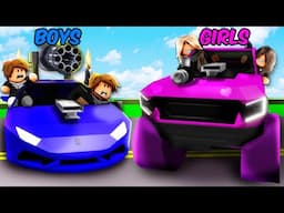 BOYS vs GIRLS Cars in Brookhaven RP!