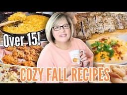 15+ Cozy Fall Recipes You Need To Try! Easy Crockpot Meals, Casseroles, Soups & Desserts