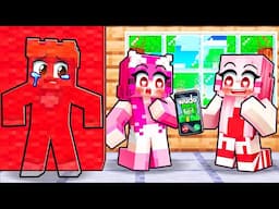 INVISIBLE BOY in a GIRLS ONLY Minecraft Sleepover!