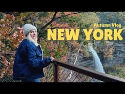 NEW YORK Autumn Vlog 🍂 Aesthetic cafes, trip to Upstate & fall foliage in Central Park