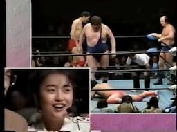 Andre the Giant, Dory Funk Jr. & Giant Baba v Kenta Kobashi, Toshiaki Kawada & Tsuyoshi Kikuchi AJPW