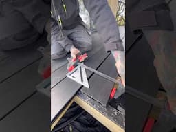 How To Fix Bowed Deck Boards (ROOFING SQUARE) #deck #hacks #shorts