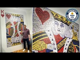 Largest Playing Card Is 1000x Bigger Than Normal Size! - Guinness World Records