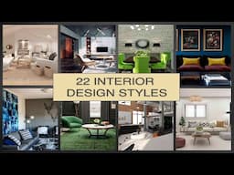 22  Most Popular Interior Design Styles 4K