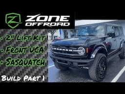 2025 Ford Bronco Zone Offroad 2" Lift Kit & Upper Control Arms