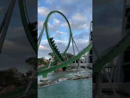 The Incredible Hulk at #UniversalOrlando’s #IslandsOfAdventure #themepark! #Rollercoaster