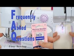 FHSM 505 Mini Sewing Machine Frequently Asked Questions