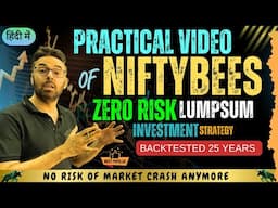 Practical Video for High Returns Zero Risk Niftybees ETF lumpsum investment Genius Strategy | Hindi