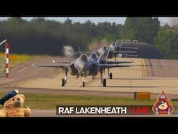 LIVE QUICK CLIMB FRIDAY USAF FIGHTER TOWN F-15 & F-35 UNRESTRICTED TAKEOFF • RAF LAKENHEATH 15.11.24