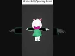 horizontally spinning ralsei