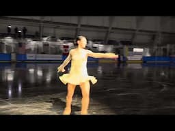 Liz Schmidt as Peppermint Patty 2024 World Figure and Fancy Skating Championships.